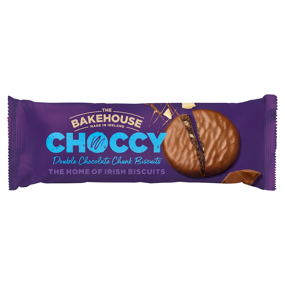 The Bakehouse Choccy Double Chocolate Chunk Biscuits 200g