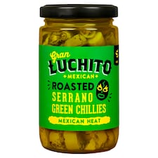 Gran Luchito Roasted Serrano Green Chillies 215G
