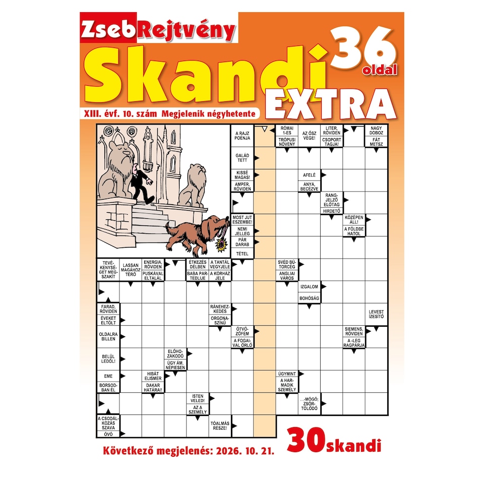 Zsebrejtvény Skandi Extra