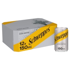 Schweppes Soda Water 12x150ml