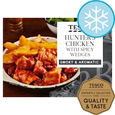 Tesco Hunter's Chicken With Spicy Wedges 400G