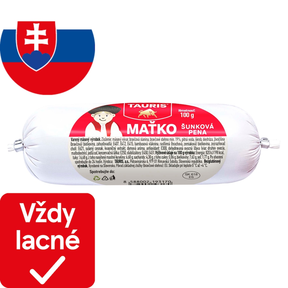 Tauris Maťko šunková pena 100 g
