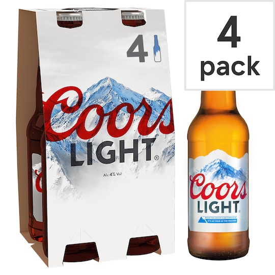 Coors Light 4X330ml Tesco Groceries