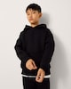 image 2 of F&F Boys Cotton Rich Hoodie in Black