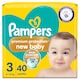 image 1 of Pampers Premium Protection New Baby Size 3 40 Nappies