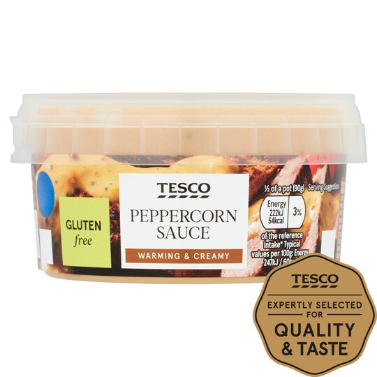 Tesco Peppercorn Sauce 180G Tesco Groceries