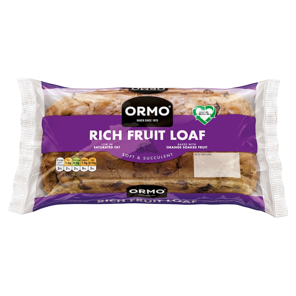 Ormo Rich Fruit Loaf 400G
