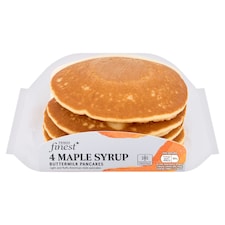 Tesco Finest Buttermilk Pancakes with Maple Syrup 4 Pack