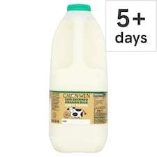 Calon Wen Semi Skimmed Organic Milk 2 Litres