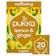 image 1 of Pukka Organic Lemon Ginger And a Touch of Manuka Honey 20 Herbal Tea Sachets 34g