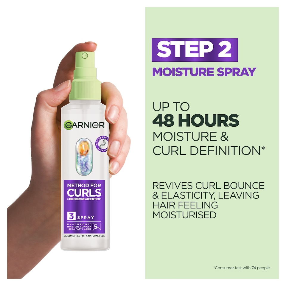 image 1 of Garnier Method For Curls Spray 150ml