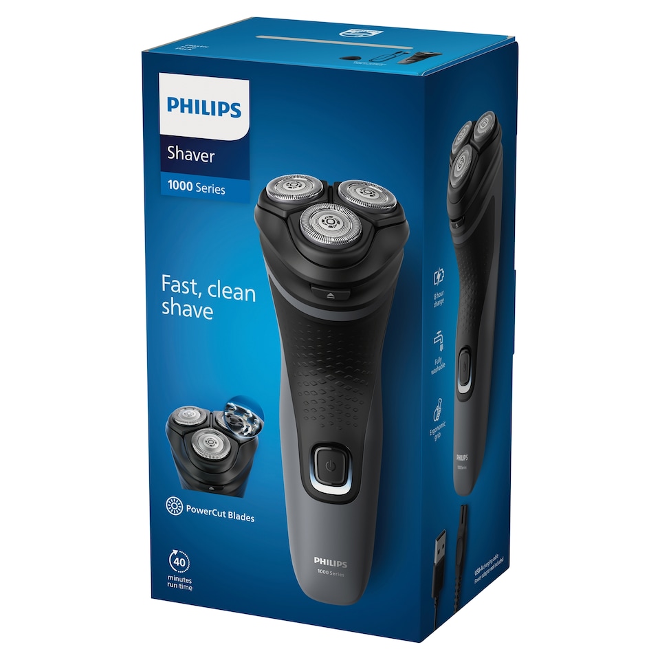 Philips Series 1000 Wet & Dry Electric Shaver with 4D Flex Heads-S1142/00