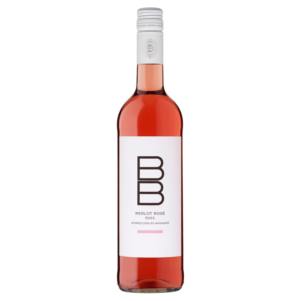 BB Dunántúli Merlot Rosé Sweet Rose Wine 11,5% 0,75 l