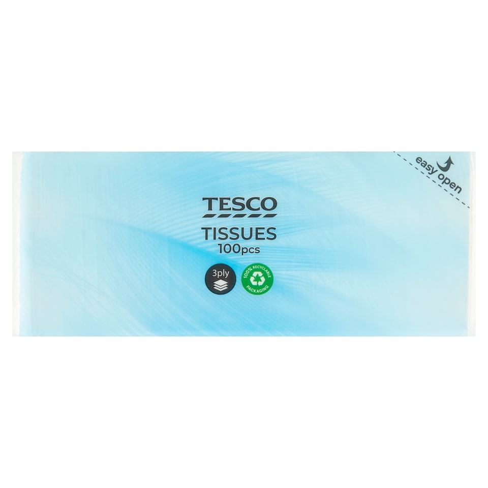 Tesco Tissues 3 Ply 100 pcs