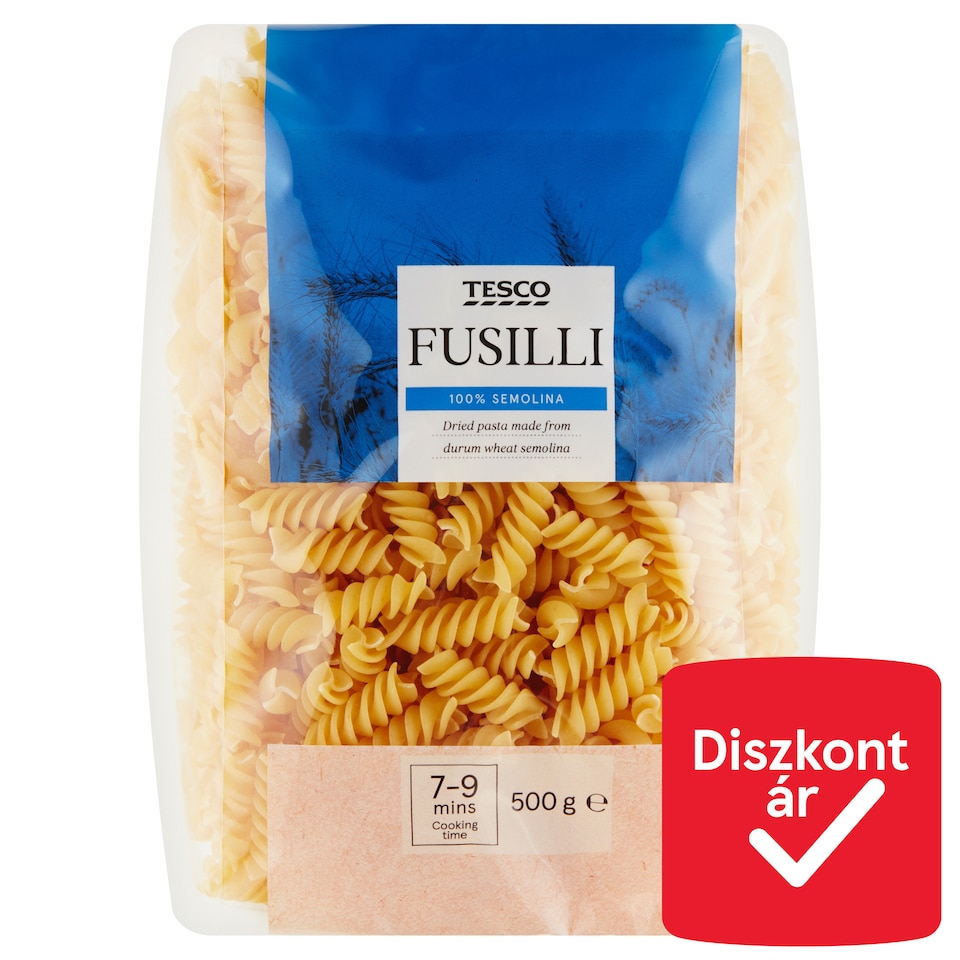 Tesco Fusilli Durum Dry Pasta 500 g