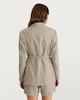 image 3 of F&F Houndstooth Print Belted Co-ord Blazer in Neutral