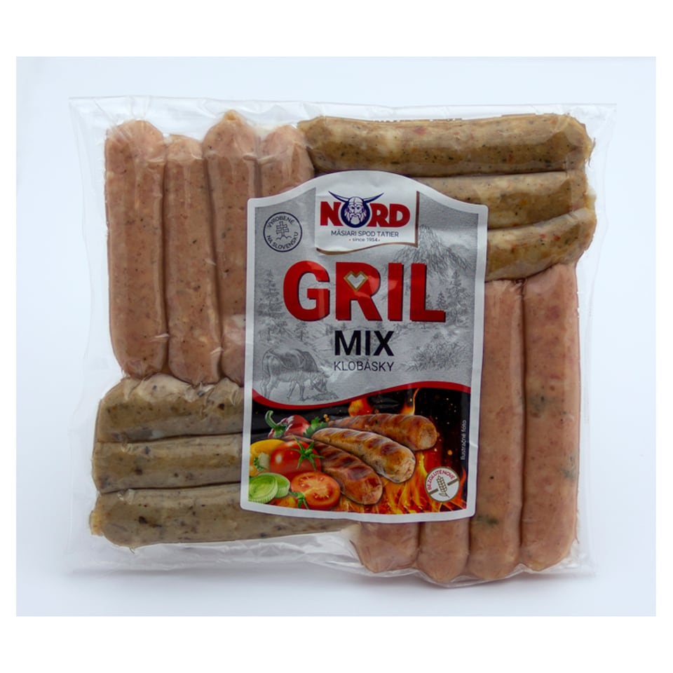 Nord Gril klobásky mix II 400 g