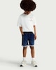 image 2 of F&F Boys Cotton Rich Denim Shorts in Navy