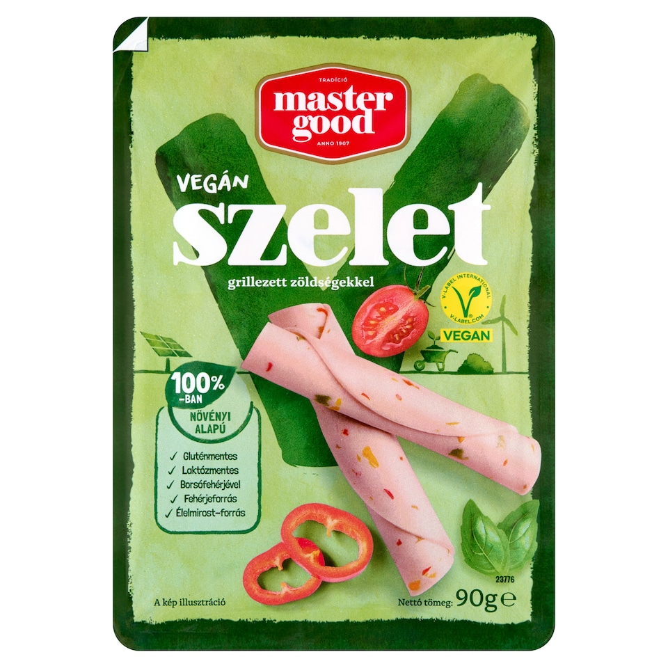 Master Good vegán szelet grillezett zöldségekkel 90 g  1. kép
