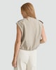 image 3 of F&F Buttoned Utility Vest in Neutral