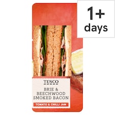 Tesco Brie & Smoked Bacon Sandwich with Chilli Jam