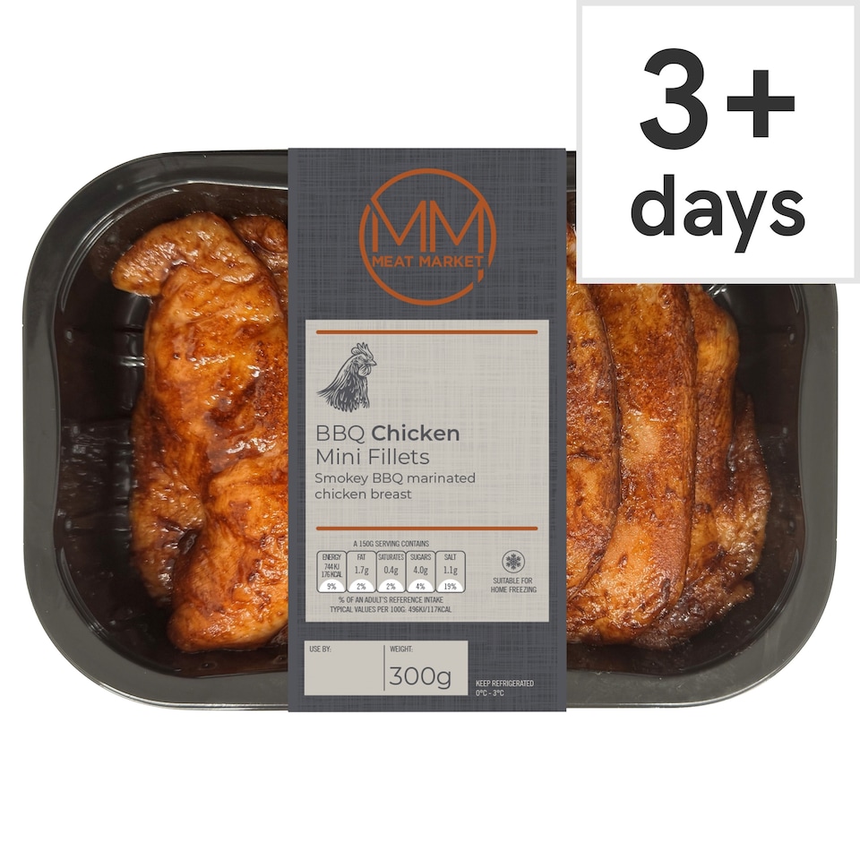 Meat Market BBQ Chicken Mini Fillets 300g 