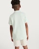 image 4 of F&F Boys Cotton Rich Textured Striped Polo Shirt in Mint