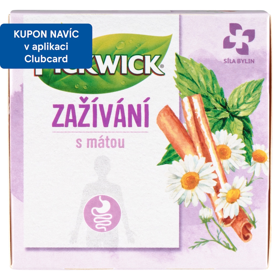 Obrázek 1 pro produkt Pickwick Zažívání s mátou 10 x 2g (20g)