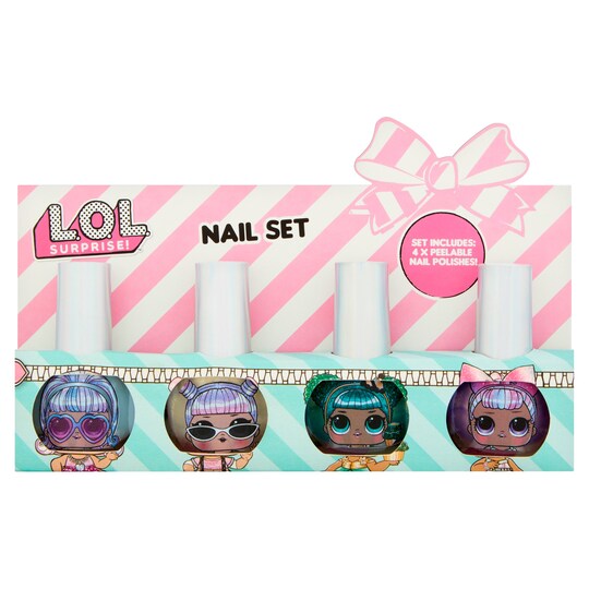 Lol Surprise Nail Polish Set 4X4ml Tesco Groceries