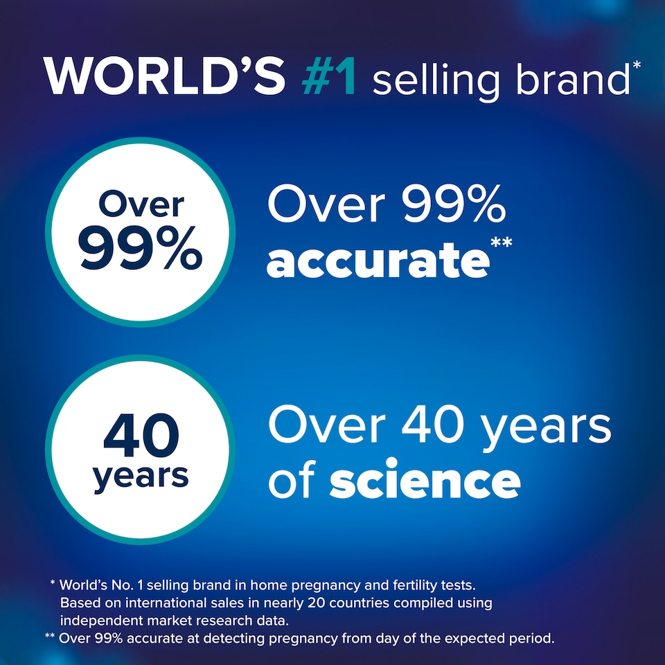 image 1 of Fast Clearblue Plus Visual Pregnancy Test 1Ct