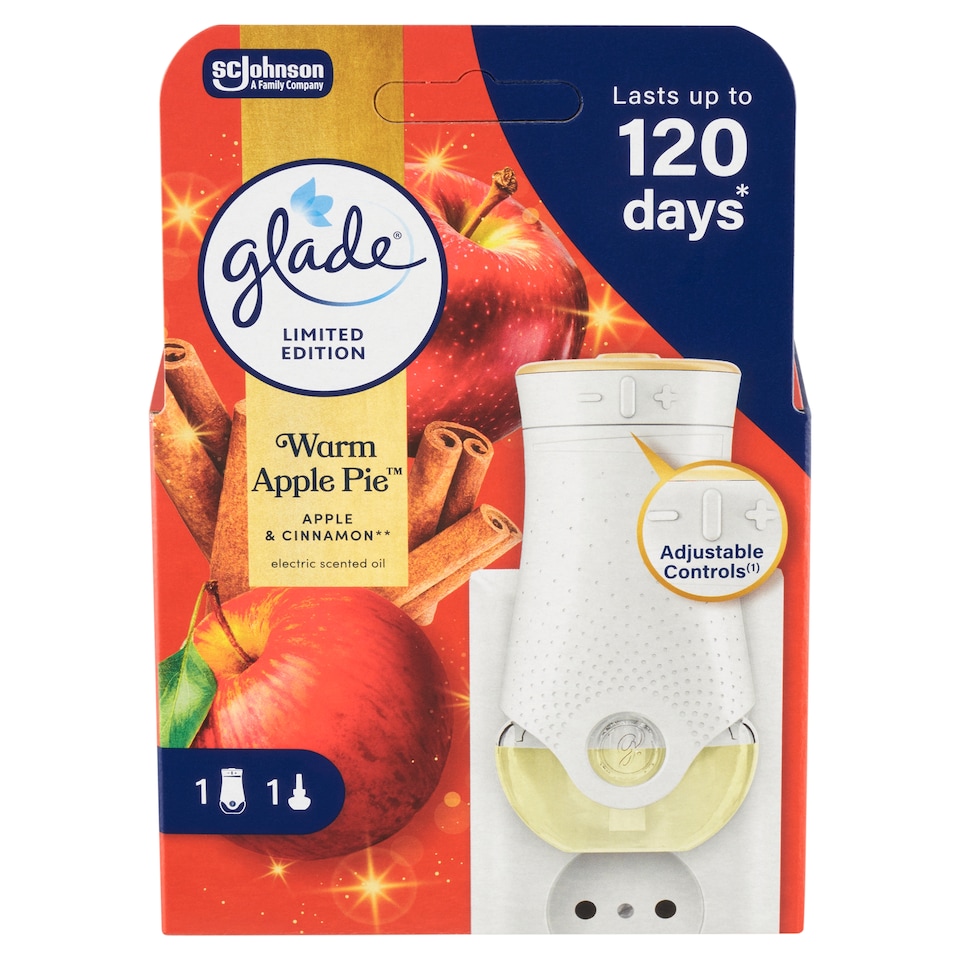 obrázok 1 z Glade Warm Apple Pie elektrický tekutý osviežovač vzduchu 20 ml