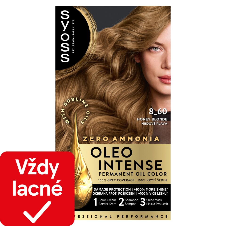 Syoss Oleo Intense 8-60 Medovoplavý 50 ml