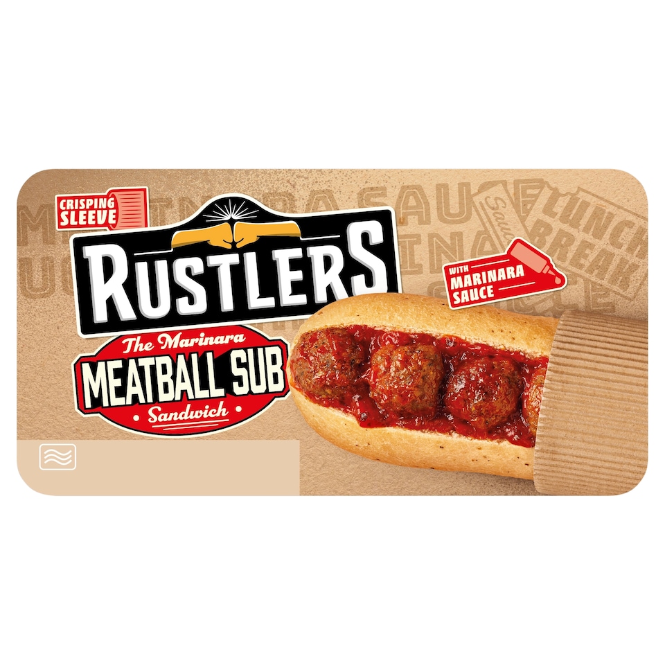 Rustlers Marinara Meatball Sub 143G