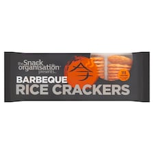 The Snack organisation Barbeque Rice Crackers 100g 