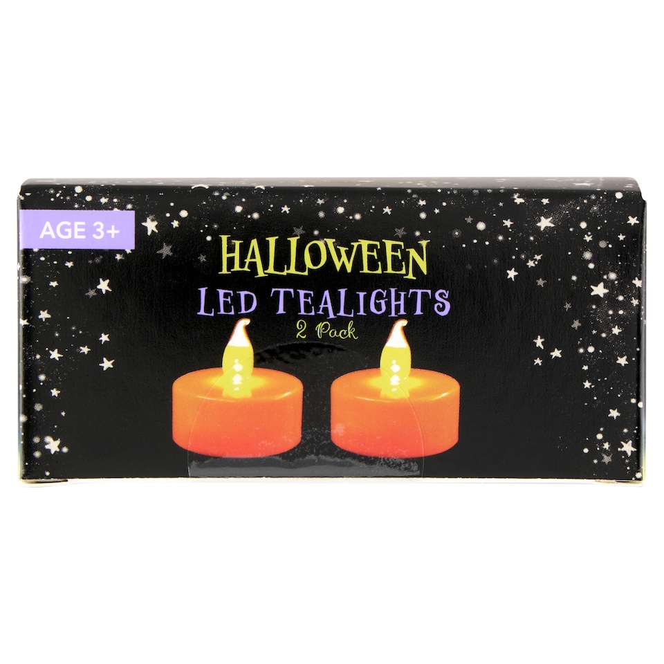 Halloween LED teamécses 2 db  1. kép