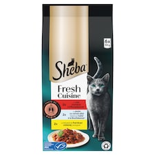 Sheba Fresh Cuisine Kompletní mokré krmivo pro dospělé kočky 6 x 50g (300g)