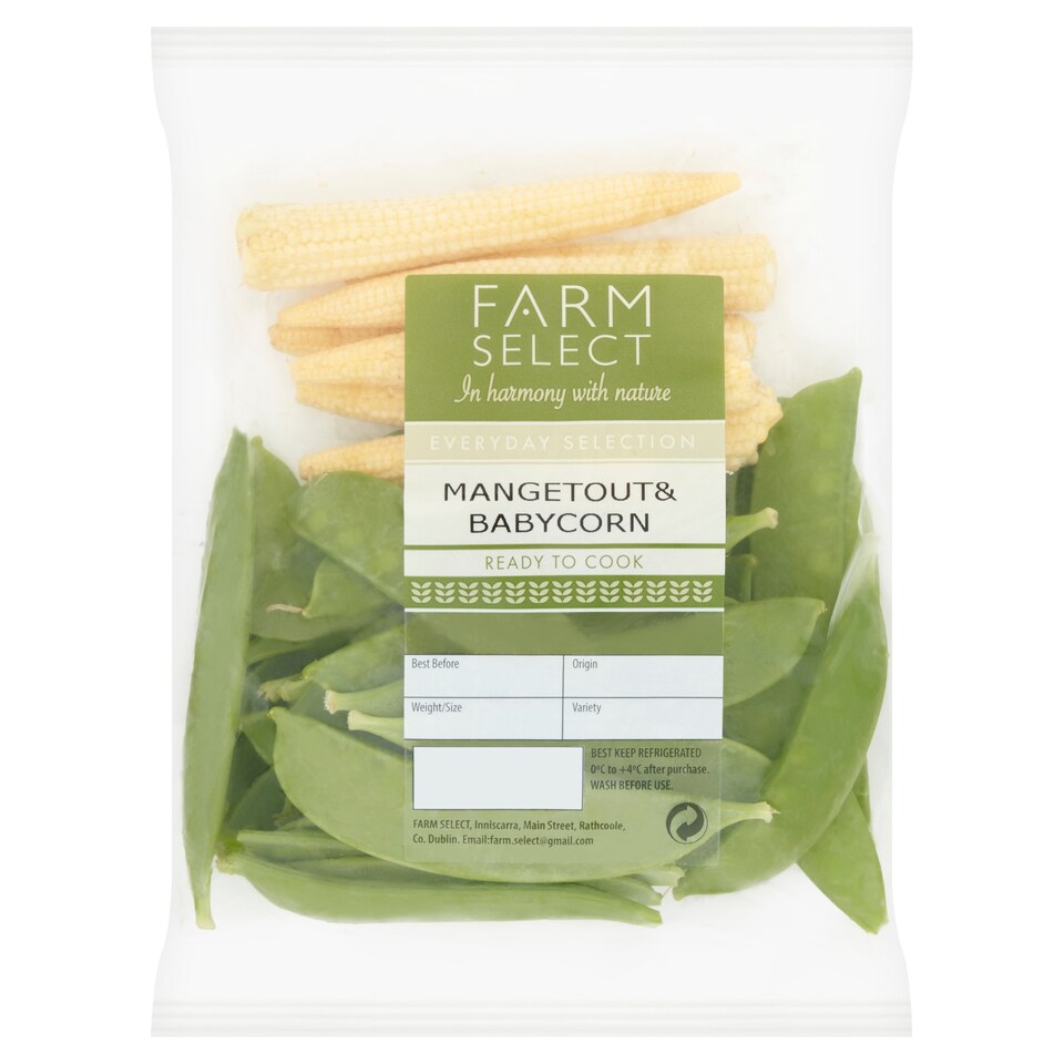 Farm Select Mangetout And Baby Corn 175G