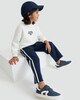 image 1 of F&F Boys 2-Piece Cotton Rich Another Awesome Day Sweatshirt and Joggers Set in Navy