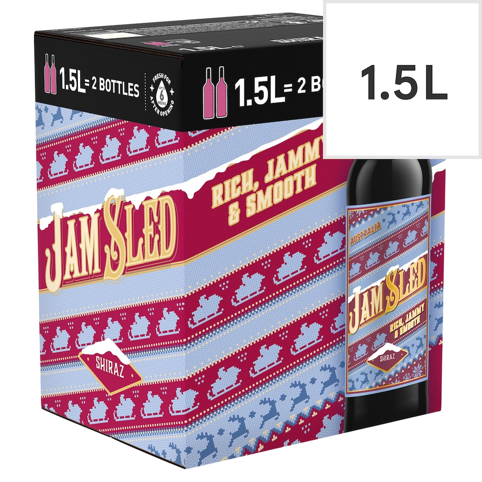 Jam Shed Shiraz Boxed Red Wine 1.5L