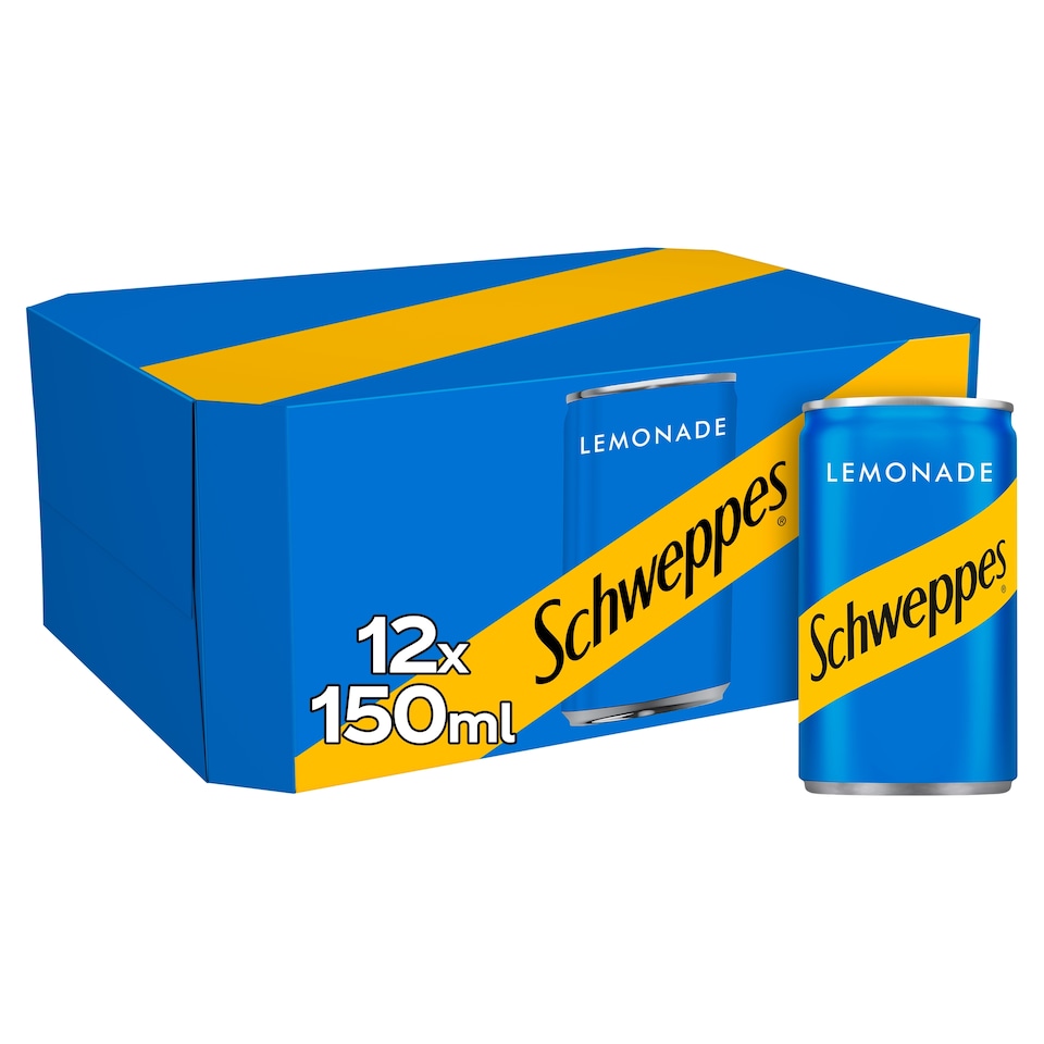 image 1 of Schweppes Lemonade 12x150ml
