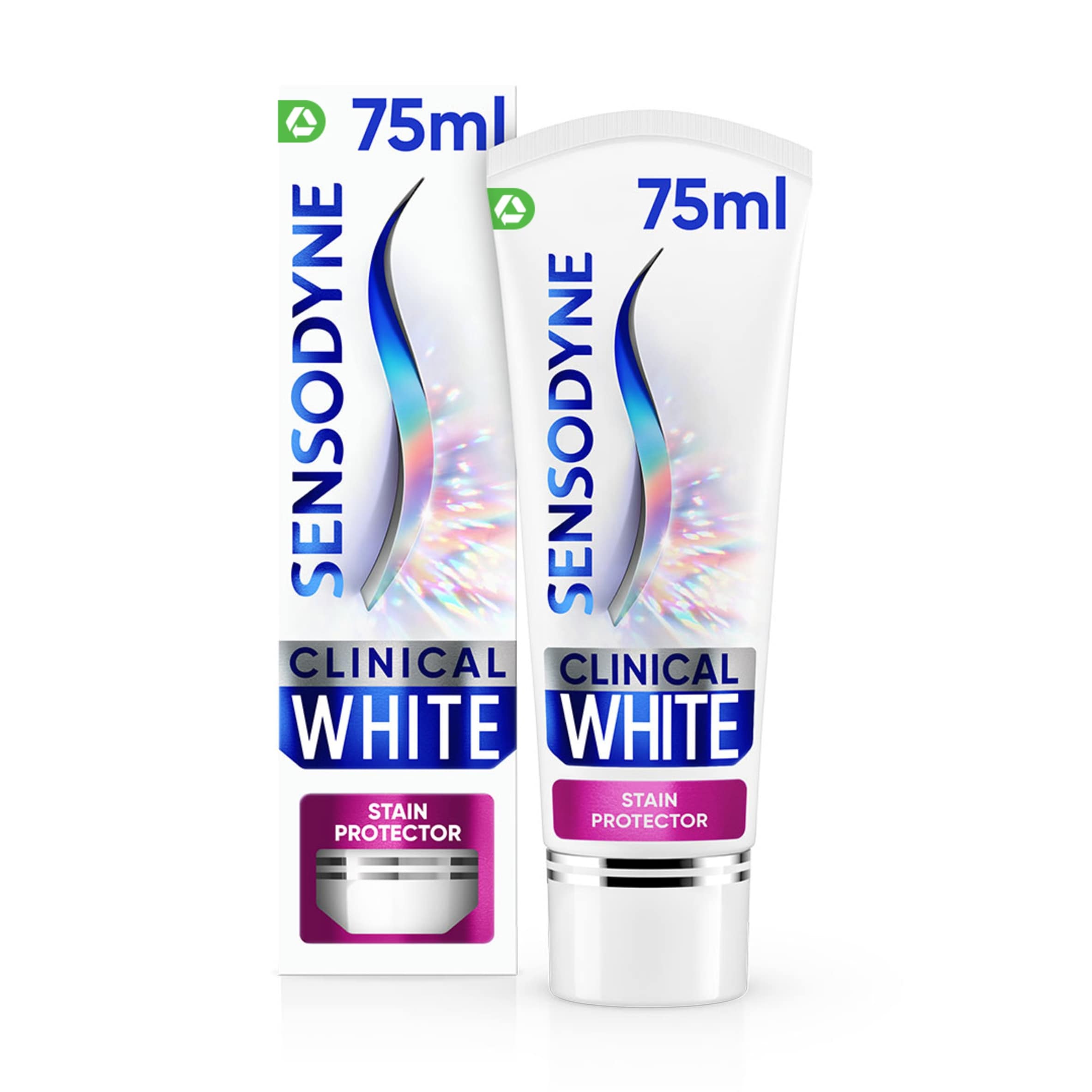 Sensodyne Clinical White Stain Protector Whitening Toothpaste 75ML