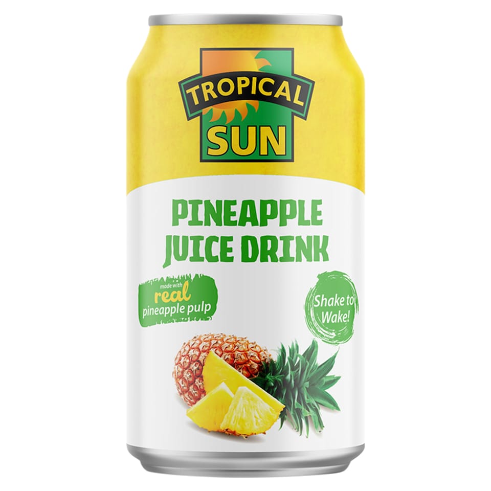 Tropical Sun Pineapple Juice With Pulp 330Ml
