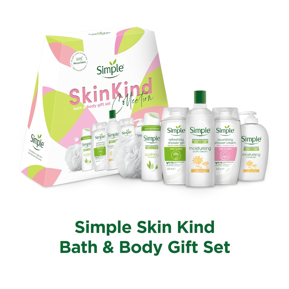 image 1 of Simple Skin Kind Bath and Body Gift Set