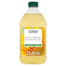 Tesco Sunflower Oil and Olive Oil 20% 2L