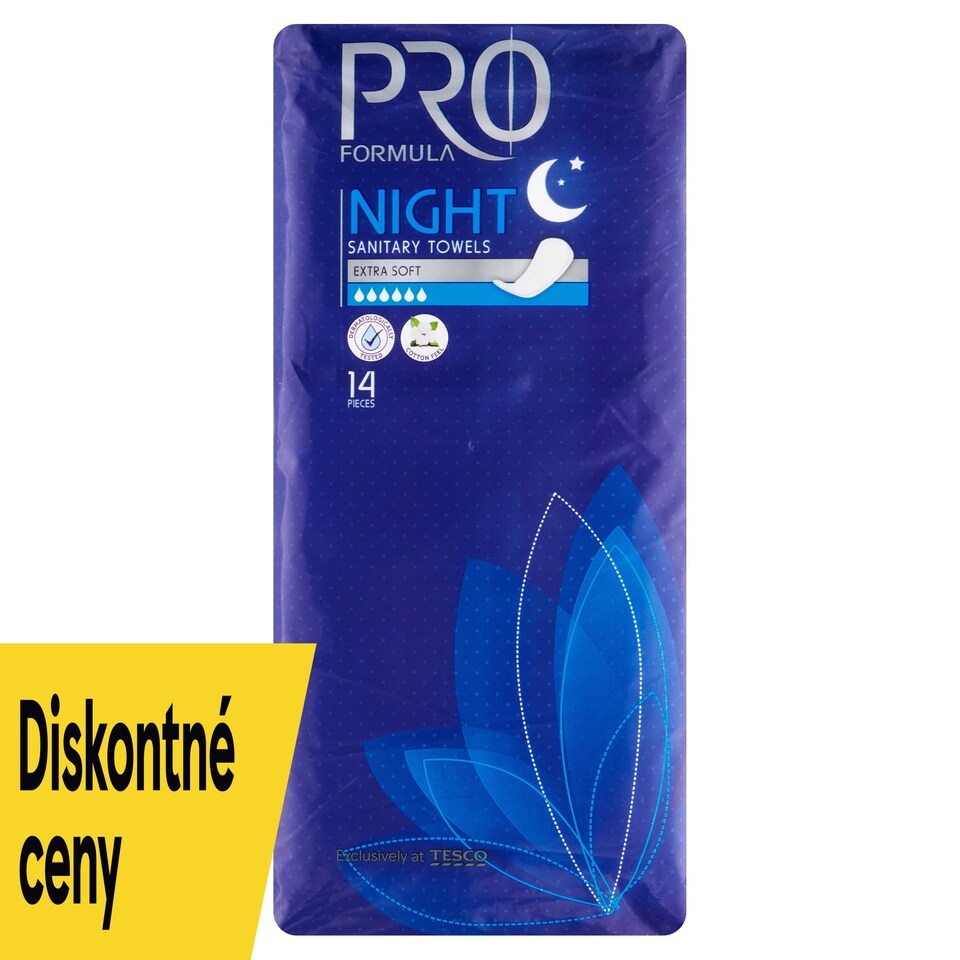 Tesco Pro Formula Night hygienické vložky 14 ks