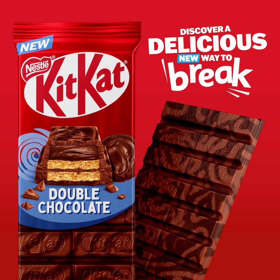 image 1 of KitKat Double Chocolate Sharing Bar 99g