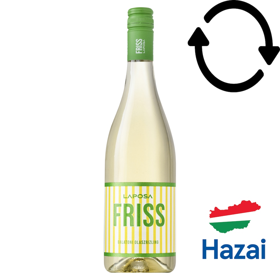Laposa Friss Cuvée száraz fehérbor 12,5% 0,75 l