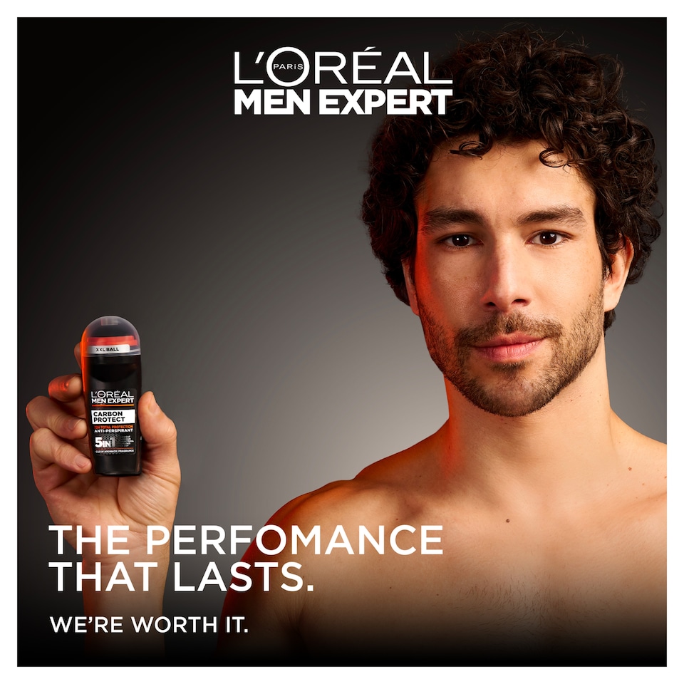 image 1 of L'Oreal Men Expert Carbon Protect Roll-On Deodorant 50ml