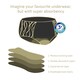 image 2 of TENA Silhouette Washable Incontinence Underwear Black Size M