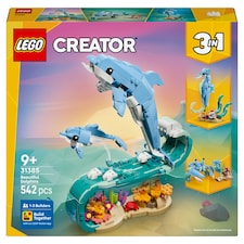 LEGO Creator 3 in 1 31385 Sea Animals: Beautiful Dolphins